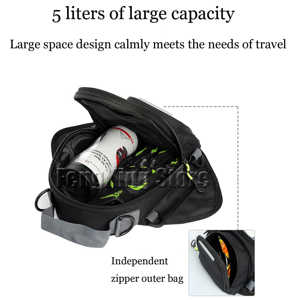 二輪車用磁気乗馬バッグ,ナビゲーション付き燃料タンクバッグ, - Motorcycle Gear Backpack のレビューと価格