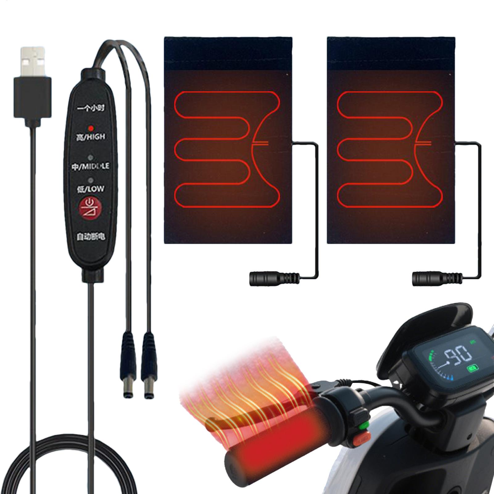 5V 加熱されたオートバイグリップ USB 加熱されたハンド - Handlebar Grip Heated のレビューと価格